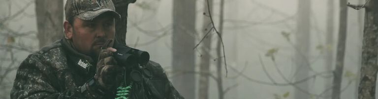 Travis Turner using Bushnell binoculars